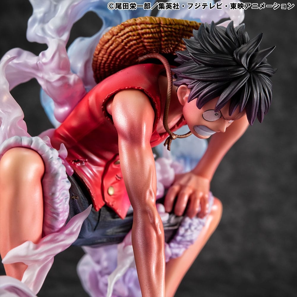 Monkey D. Luffy (Gear 2) Portrait of Pirates POP par Megahouse - figurine One Piece de 19 cm