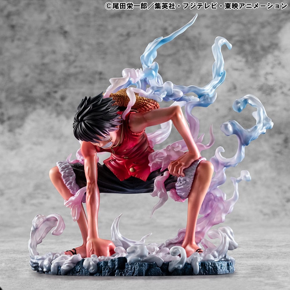 Monkey D. Luffy (Gear 2) Portrait of Pirates POP par Megahouse - figurine One Piece de 19 cm
