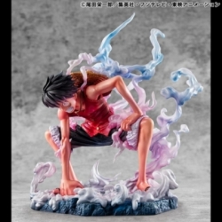 Monkey D. Luffy (Gear 2) Portrait of Pirates POP van Megahouse - One Piece 19 cm figuur