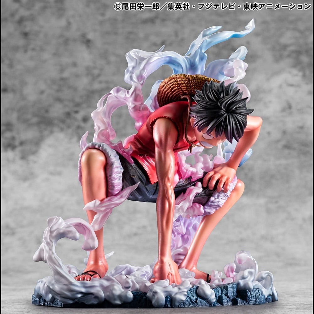 Monkey D. Luffy (Gear 2) Portrait of Pirates POP par Megahouse - figurine One Piece de 19 cm