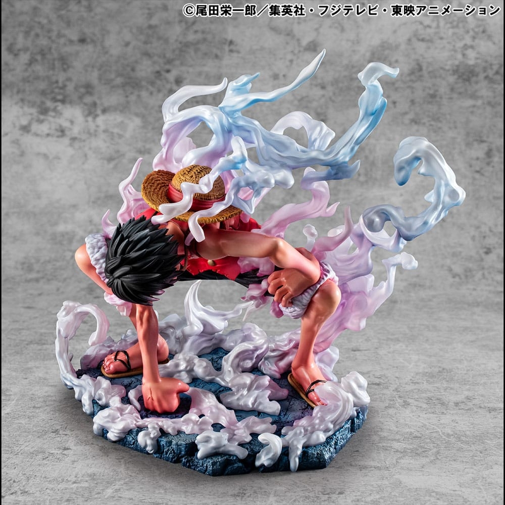 Monkey D. Luffy (Gear 2) Portrait of Pirates POP par Megahouse - figurine One Piece de 19 cm