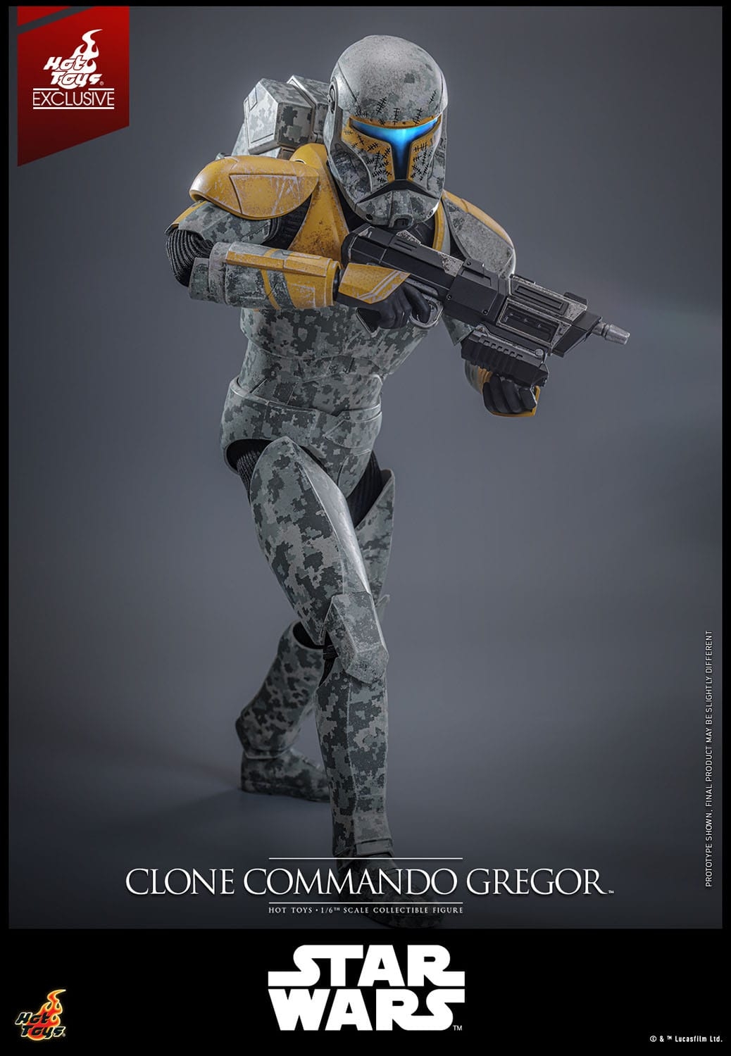 Clone Commando Gregor by Hot Toys - Star Wars The Clone Wars 1/6 scale action figure - Reference TMS155