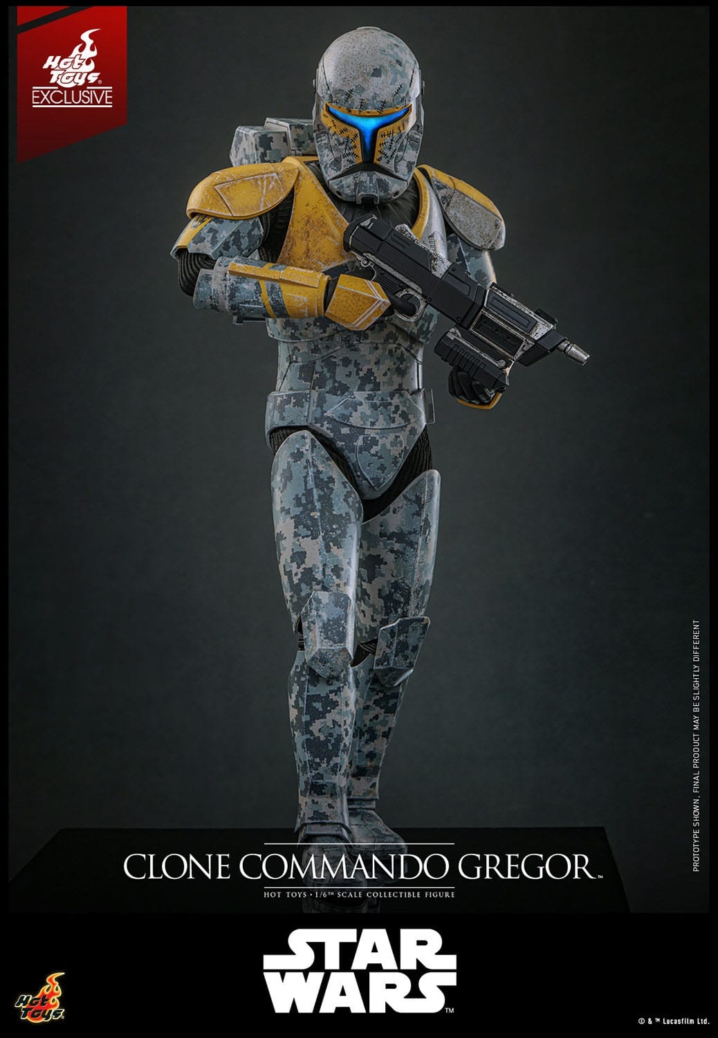 Clone Commando Gregor by Hot Toys - Star Wars The Clone Wars 1/6 scale action figure - Reference TMS155
