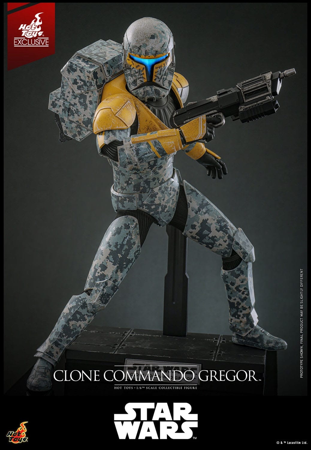 Clone Commando Gregor by Hot Toys - Star Wars The Clone Wars 1/6 scale action figure - Reference TMS155
