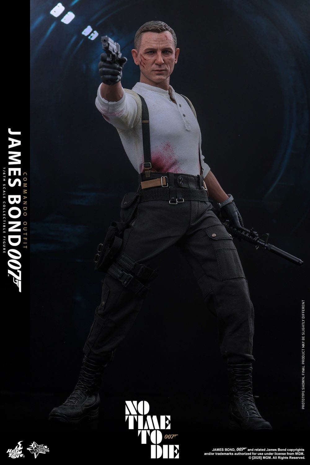 James Bond (Commando Outfit) par Hot Toys - figurine 1/6 Mourir Peut Attendre de 30 cm - Reference MMS804