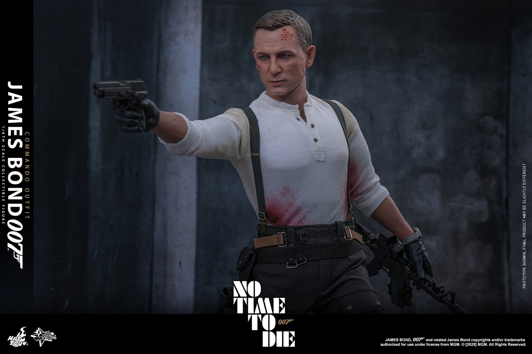 James Bond (Commando Outfit) par Hot Toys - figurine 1/6 Mourir Peut Attendre de 30 cm - Reference MMS804