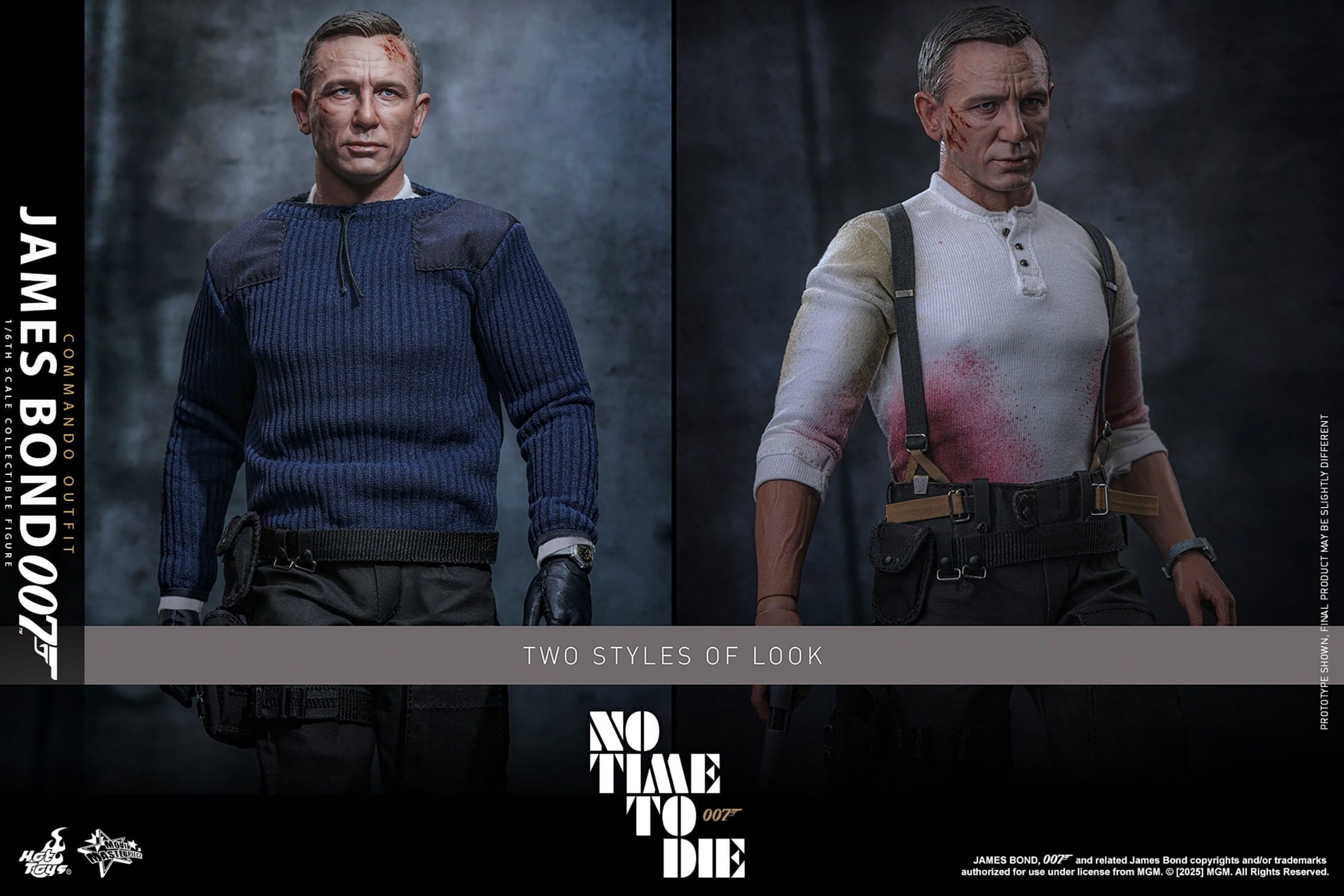 James Bond (Commando Outfit) par Hot Toys - figurine 1/6 Mourir Peut Attendre de 30 cm - Reference MMS804