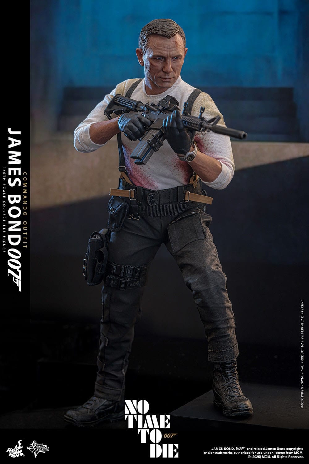 James Bond (Commando Outfit) par Hot Toys - figurine 1/6 Mourir Peut Attendre de 30 cm - Reference MMS804
