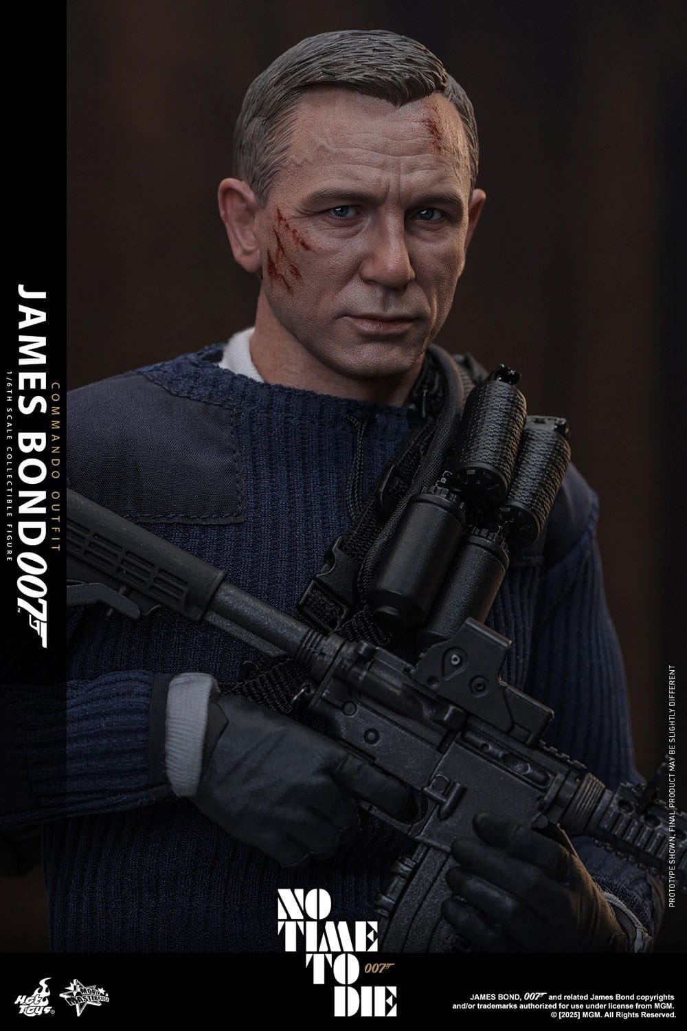 James Bond (Commando Outfit) par Hot Toys - figurine 1/6 Mourir Peut Attendre de 30 cm - Reference MMS804