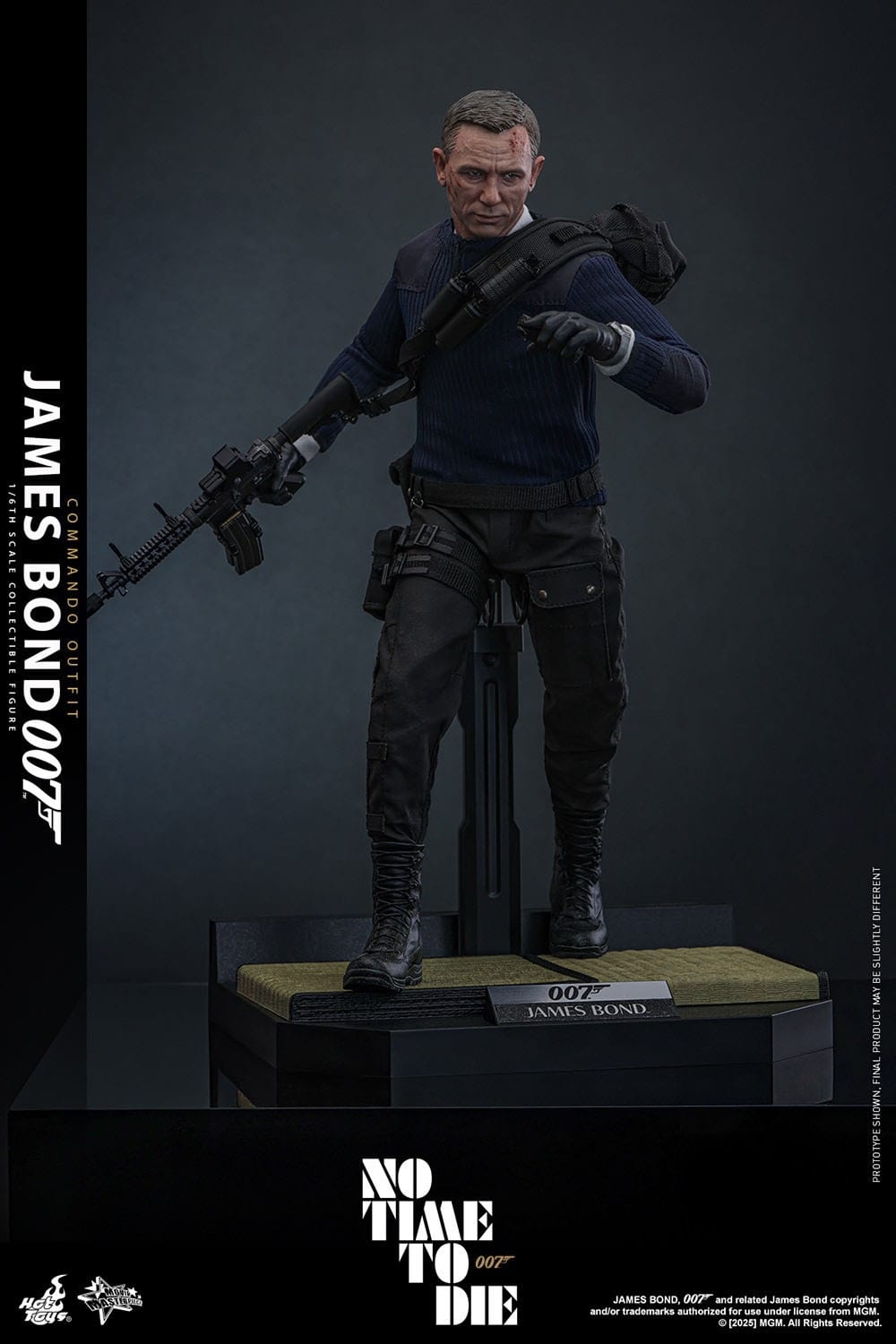 James Bond (Commando Outfit) par Hot Toys - figurine 1/6 Mourir Peut Attendre de 30 cm - Reference MMS804