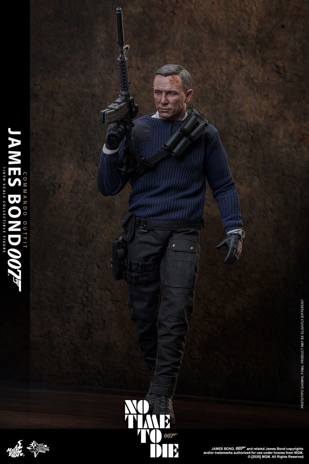 James Bond (Commando Outfit) par Hot Toys - figurine 1/6 Mourir Peut Attendre de 30 cm - Reference MMS804