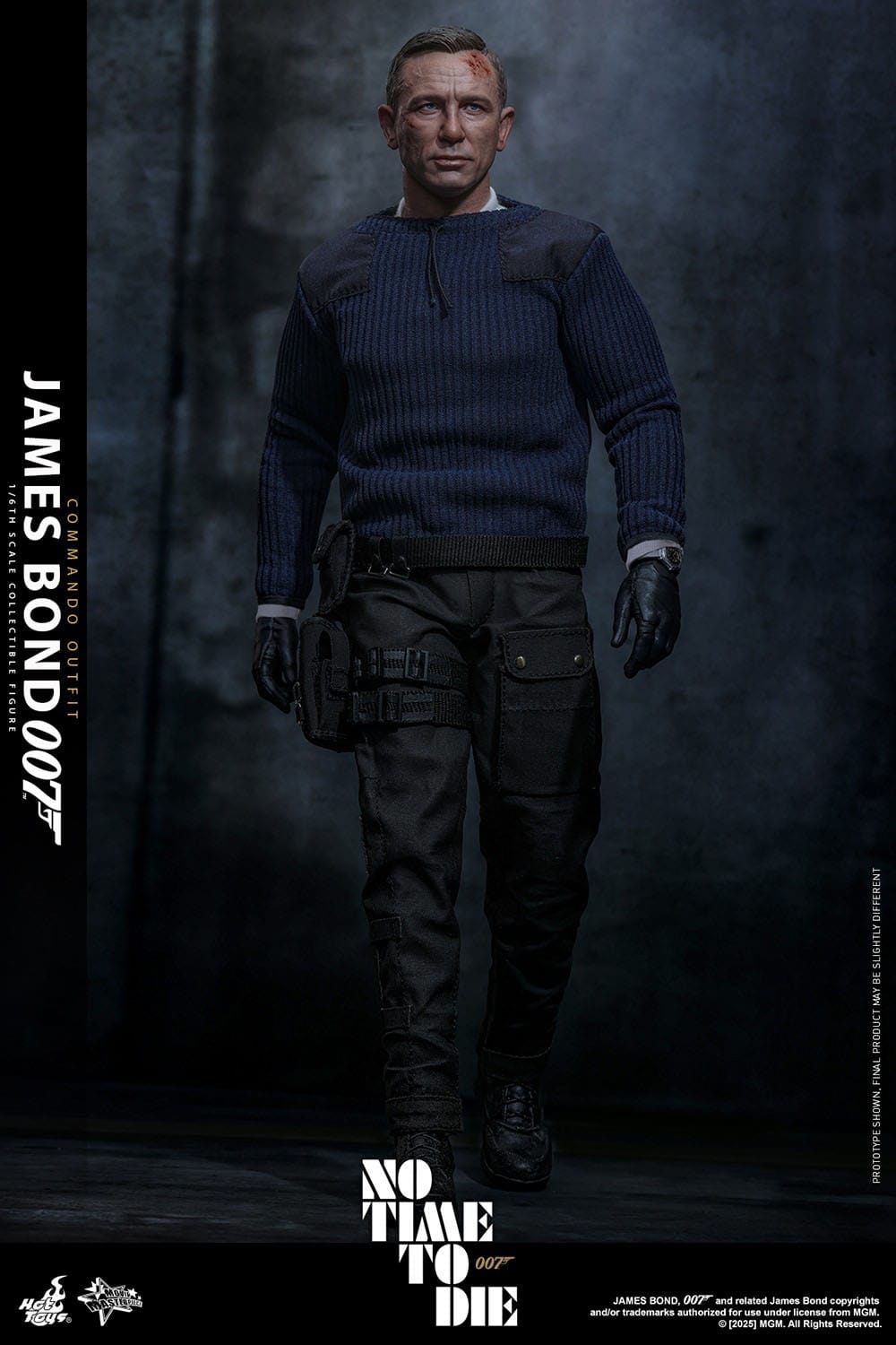 James Bond (Commando Outfit) par Hot Toys - figurine 1/6 Mourir Peut Attendre de 30 cm - Reference MMS804