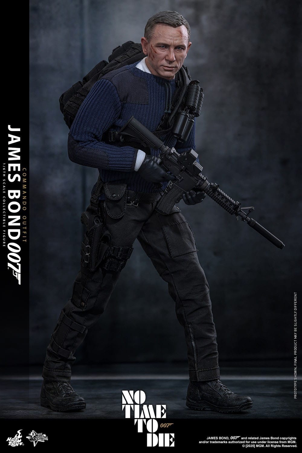 James Bond (Commando Outfit) par Hot Toys - figurine 1/6 Mourir Peut Attendre de 30 cm - Reference MMS804