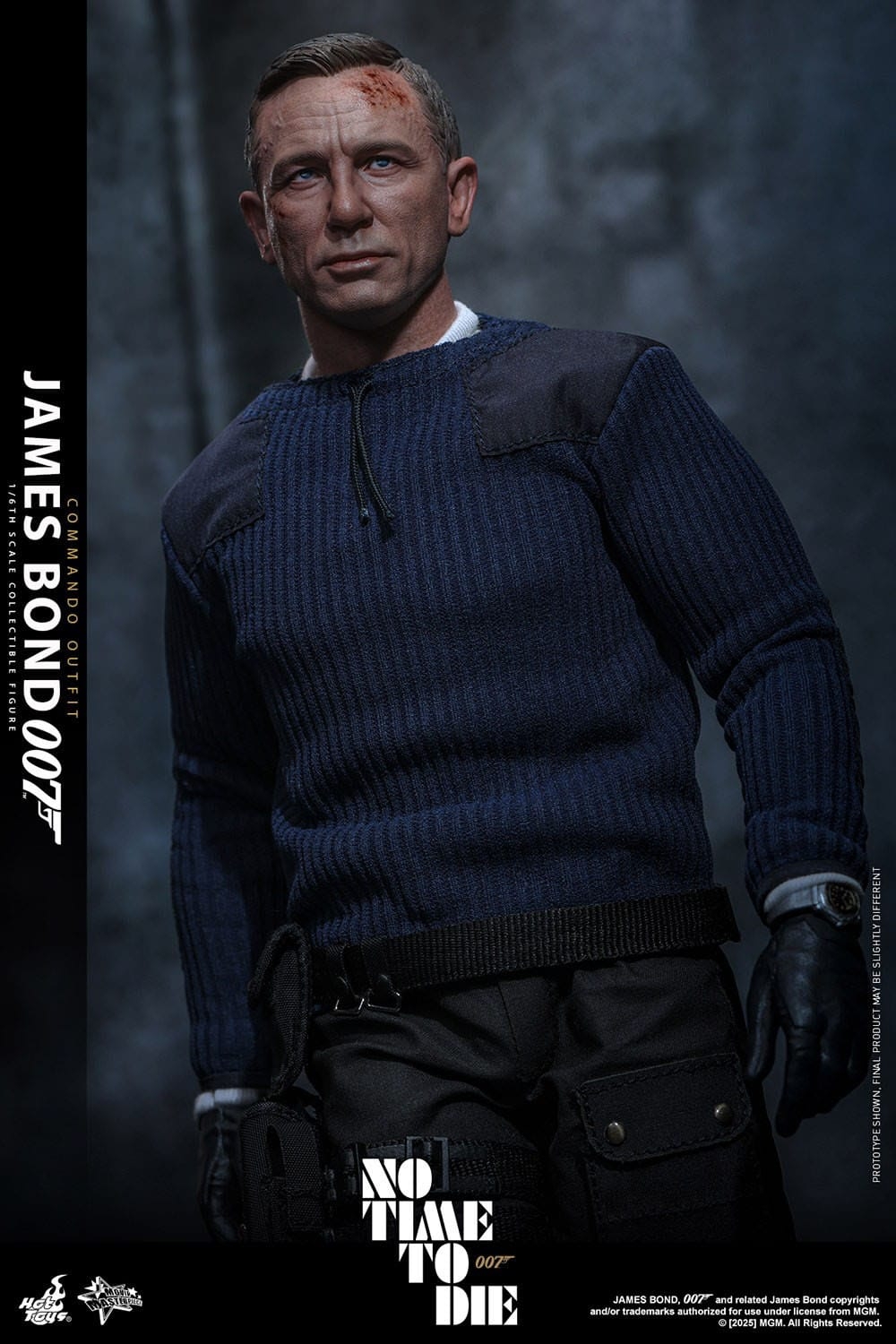 James Bond (Commando Outfit) par Hot Toys - figurine 1/6 Mourir Peut Attendre de 30 cm - Reference MMS804