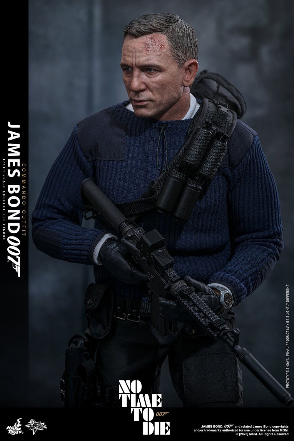James Bond (Commando Outfit) par Hot Toys - figurine 1/6 Mourir Peut Attendre de 30 cm - Reference MMS804