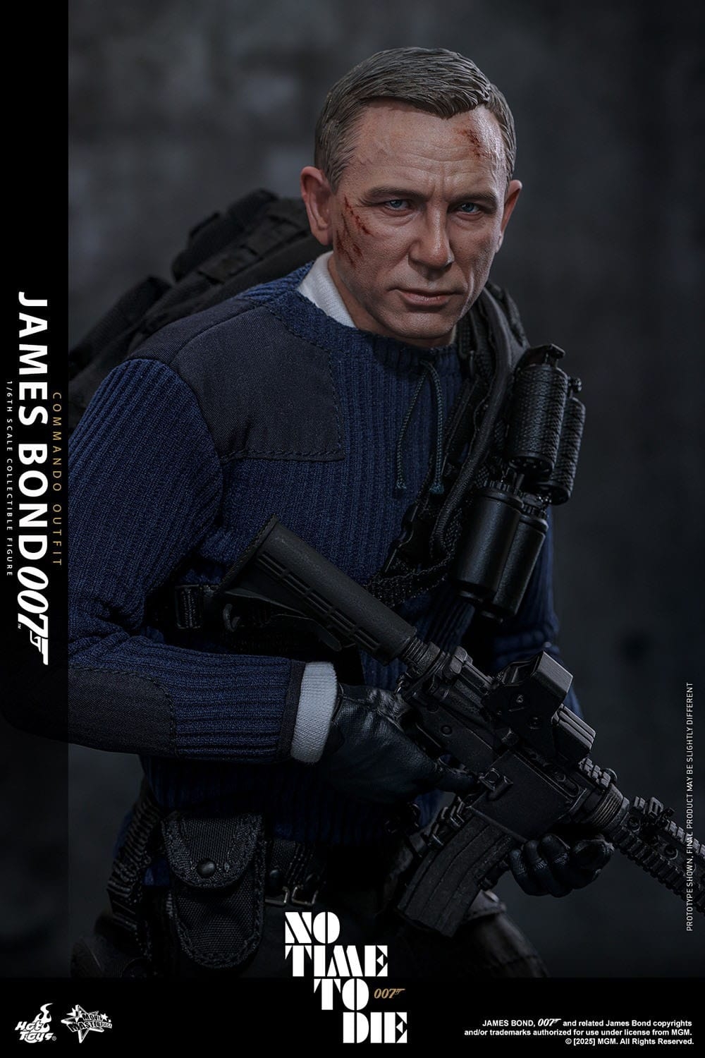 James Bond (Commando Outfit) par Hot Toys - figurine 1/6 Mourir Peut Attendre de 30 cm - Reference MMS804