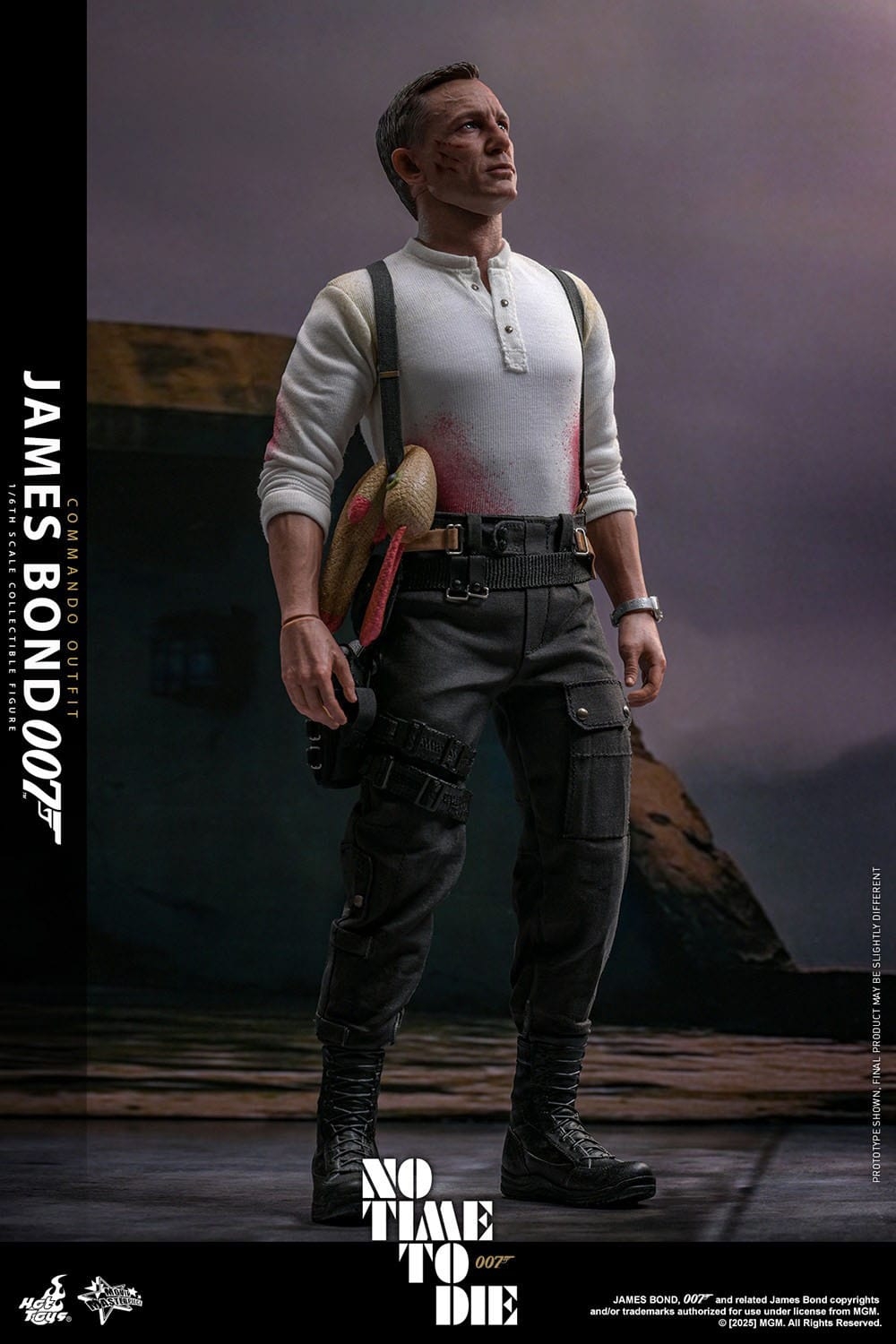 James Bond (Commando Outfit) par Hot Toys - figurine 1/6 Mourir Peut Attendre de 30 cm - Reference MMS804