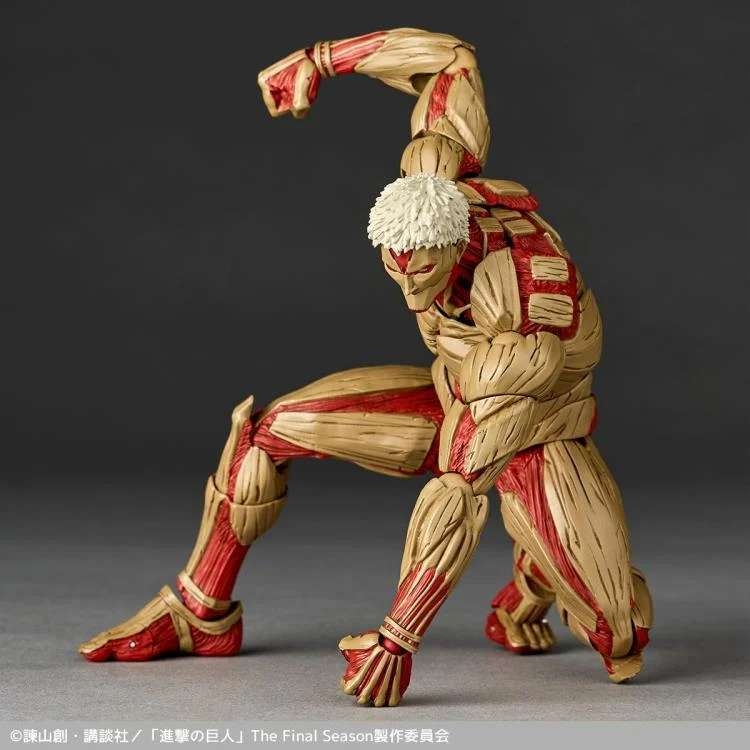 Titan Cuirassé Revoltech Amazing Yamaguchi Rerun par Kaiyodo - figurine L'Attaque Des Titans de 17 cm