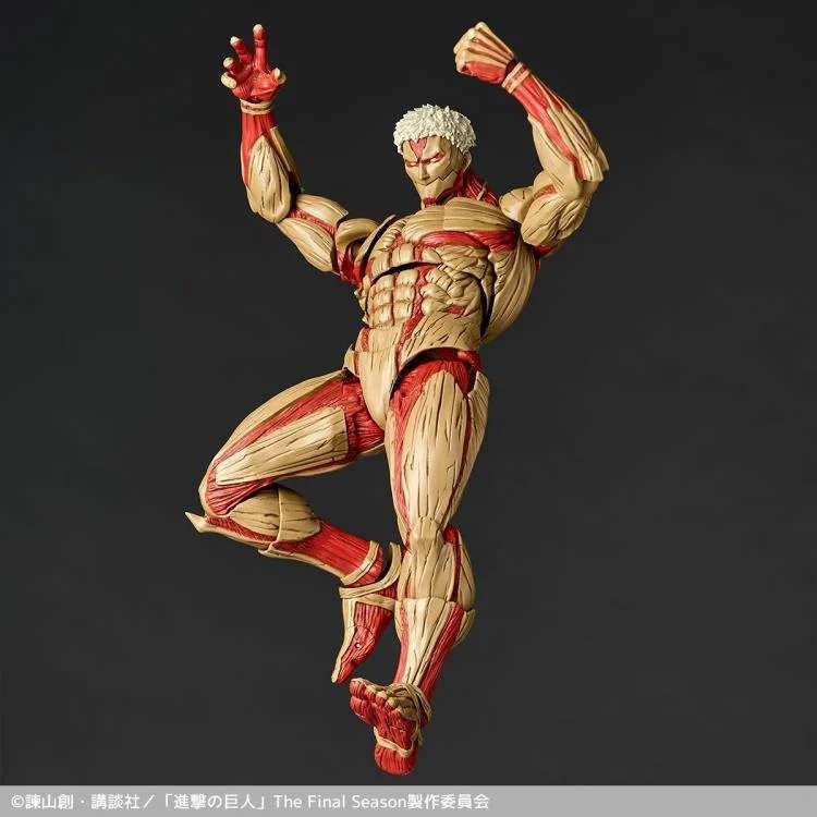 Titan Cuirassé Revoltech Amazing Yamaguchi Rerun par Kaiyodo - figurine L'Attaque Des Titans de 17 cm