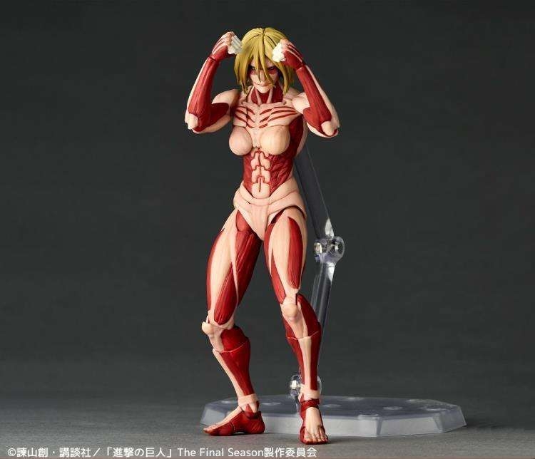 Titan Féminin Revoltech Amazing Yamaguchi Rerun par Kaiyodo - figurine L'Attaque Des Titans de 16 cm