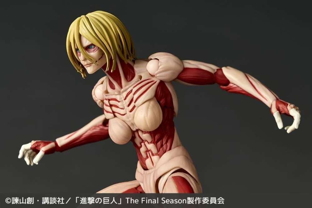 Titan Féminin Revoltech Amazing Yamaguchi Rerun par Kaiyodo - figurine L'Attaque Des Titans de 16 cm