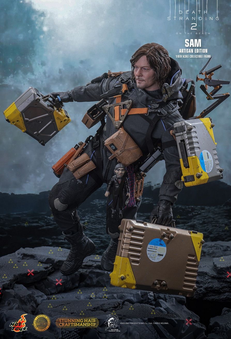 Sam Artisan Edition Deluxe par Hot Toys - figurine 1/6 Death Stranding 2: On the Beach de 31 cm - Reference VGM77AE