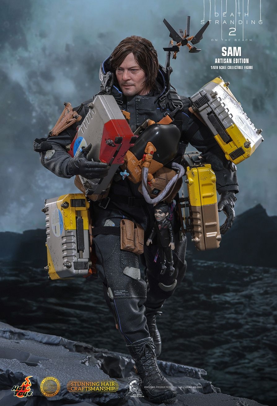 Sam Artisan Edition Deluxe par Hot Toys - figurine 1/6 Death Stranding 2: On the Beach de 31 cm - Reference VGM77AE