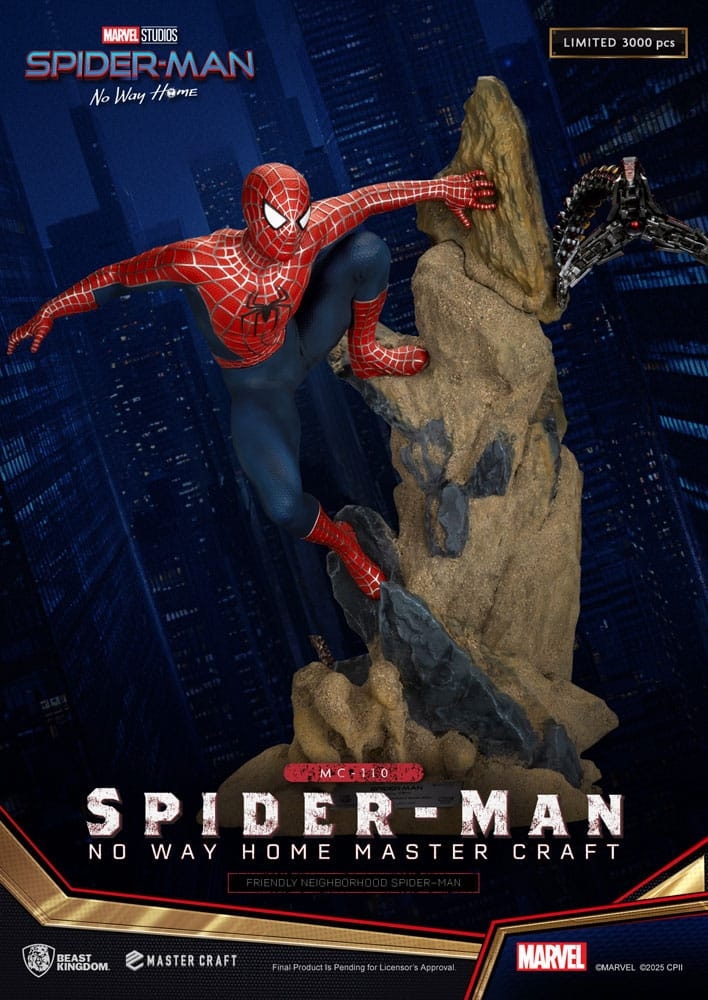 Friendly Neighborhood Spider-Man par Beast Kingdom - statue Spider-Man No Way Home de 35 cm - Reference MC-110