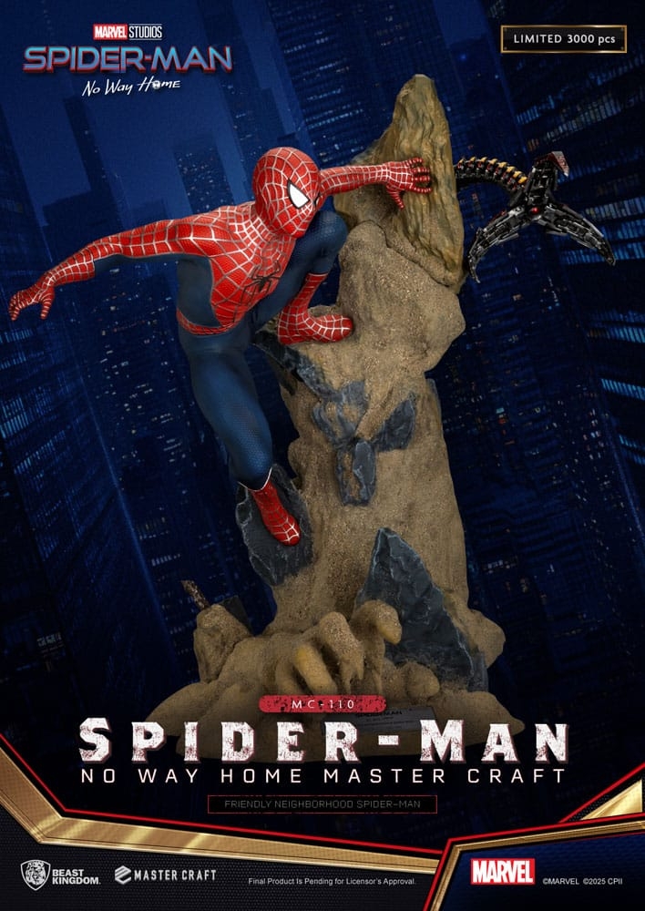 Friendly Neighborhood Spider-Man par Beast Kingdom - statue Spider-Man No Way Home de 35 cm - Reference MC-110
