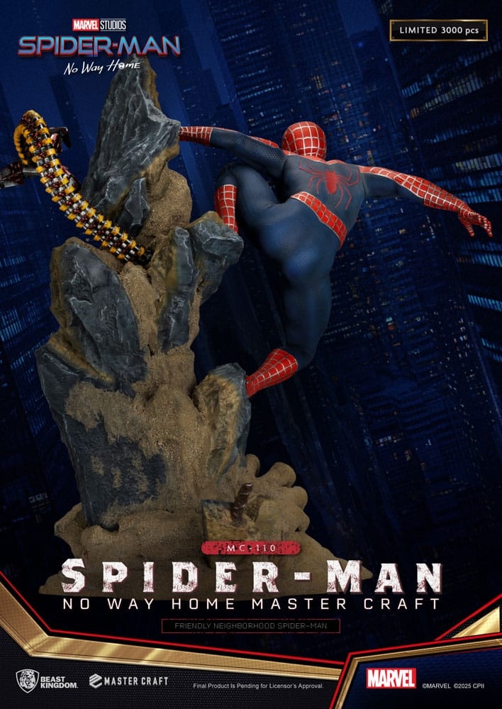 Friendly Neighborhood Spider-Man par Beast Kingdom - statue Spider-Man No Way Home de 35 cm - Reference MC-110