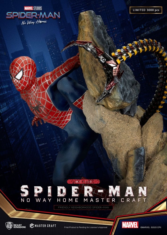 Friendly Neighborhood Spider-Man par Beast Kingdom - statue Spider-Man No Way Home de 35 cm - Reference MC-110