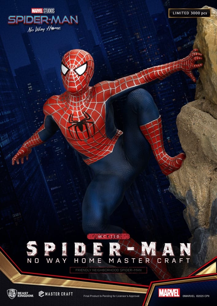 Friendly Neighborhood Spider-Man par Beast Kingdom - statue Spider-Man No Way Home de 35 cm - Reference MC-110