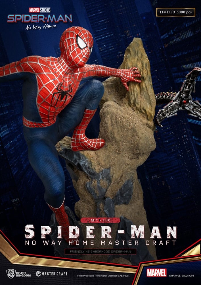 Friendly Neighborhood Spider-Man par Beast Kingdom - statue Spider-Man No Way Home de 35 cm - Reference MC-110