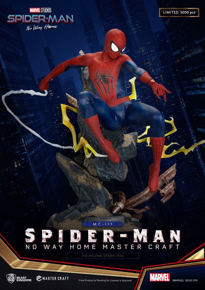 The Amazing Spider-Man par Beast Kingdom - statue Spider-Man No Way Home de 35 cm - Reference MC-111