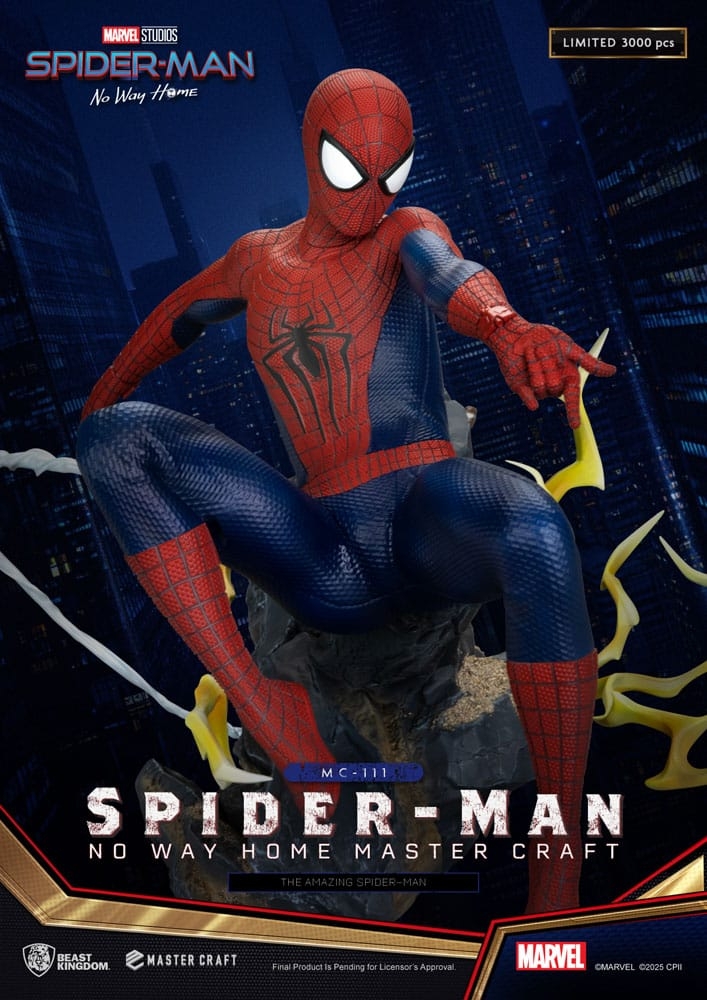 The Amazing Spider-Man par Beast Kingdom - statue Spider-Man No Way Home de 35 cm - Reference MC-111