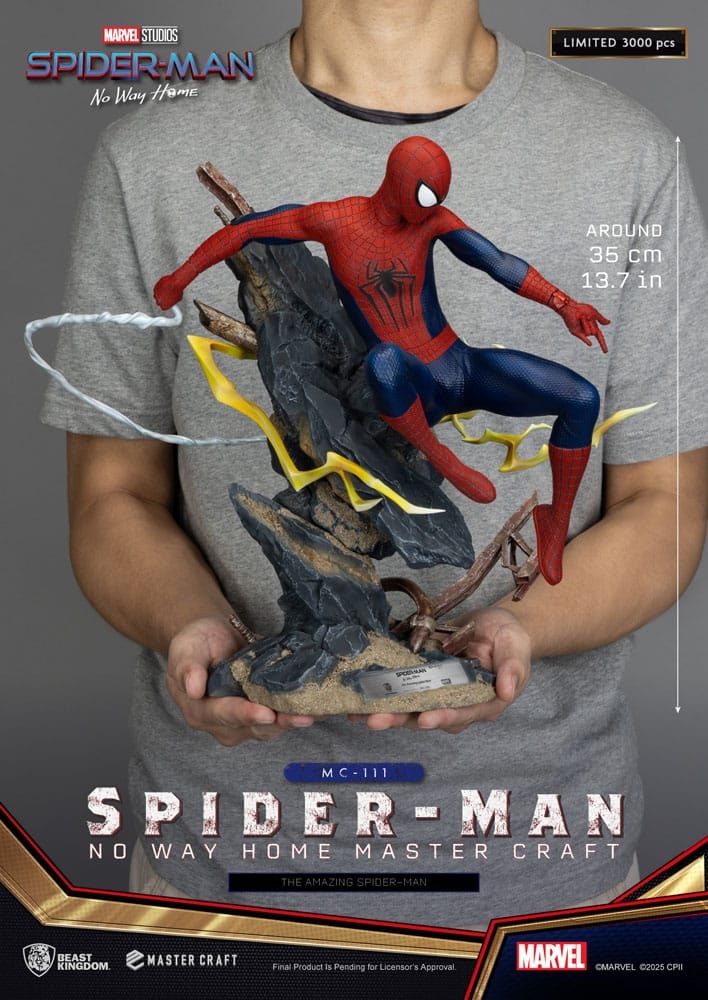 The Amazing Spider-Man par Beast Kingdom - statue Spider-Man No Way Home de 35 cm - Reference MC-111