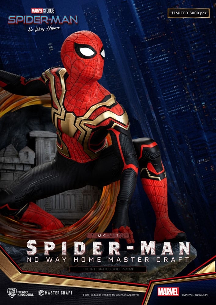 The Integrated Spider-Man par Beast Kingdom - statue Spider-Man No Way Home de 30 cm - Reference MC-112