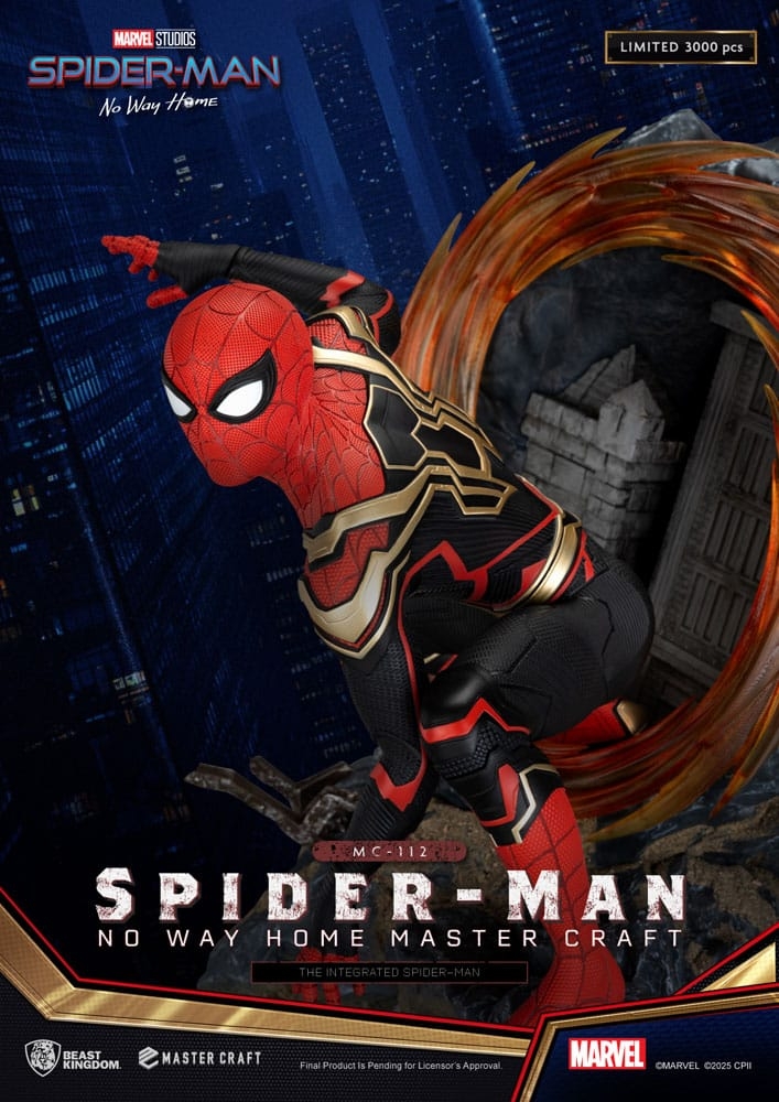 The Integrated Spider-Man par Beast Kingdom - statue Spider-Man No Way Home de 30 cm - Reference MC-112