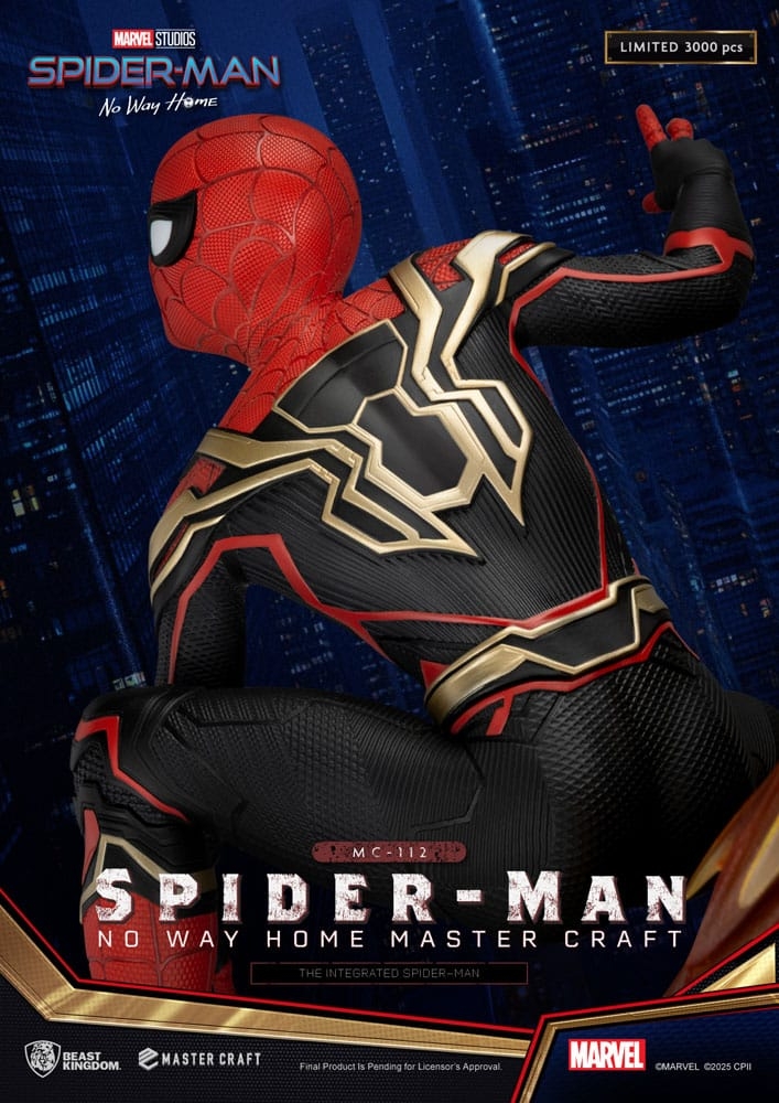 The Integrated Spider-Man par Beast Kingdom - statue Spider-Man No Way Home de 30 cm - Reference MC-112