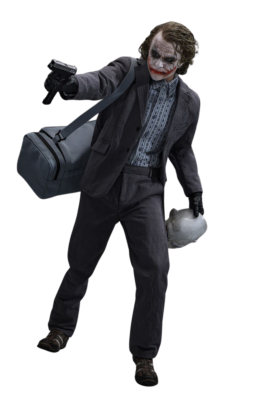 The Joker (Bank Robber) Artisan Edition par Hot Toys - figurine 1/6 The Dark Knight de 30 cm - Reference DX51AE