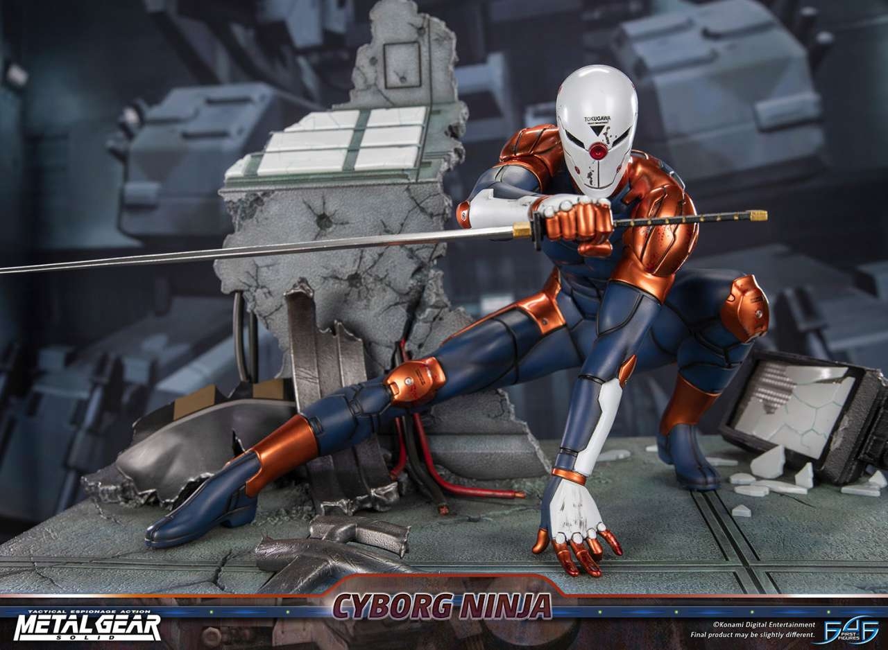 Cyborg Ninja (Gray Fox) par First 4 Figures F4F - statue Metal Gear Solid de 57 cm