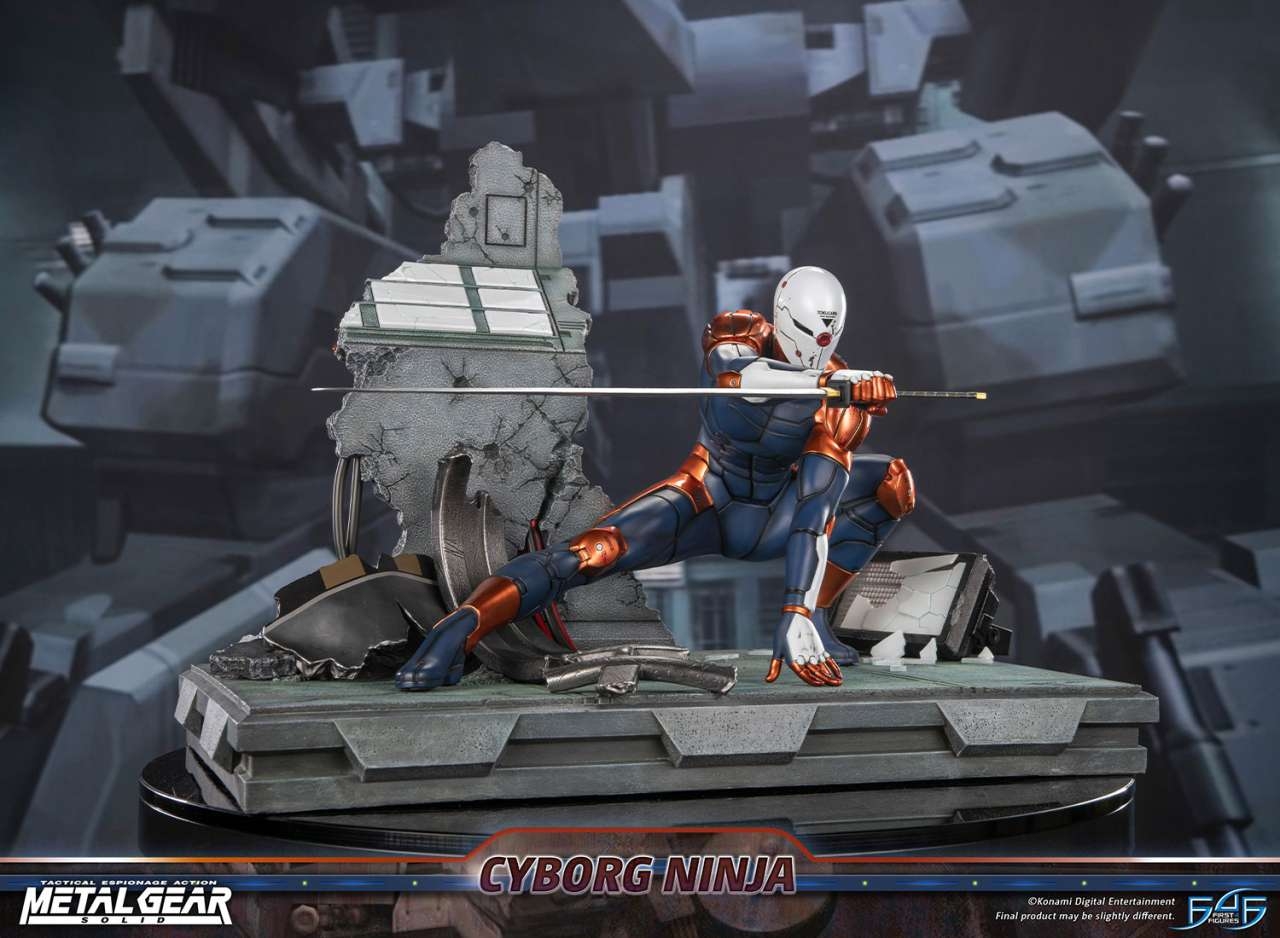 Cyborg Ninja (Gray Fox) par First 4 Figures F4F - statue Metal Gear Solid de 57 cm