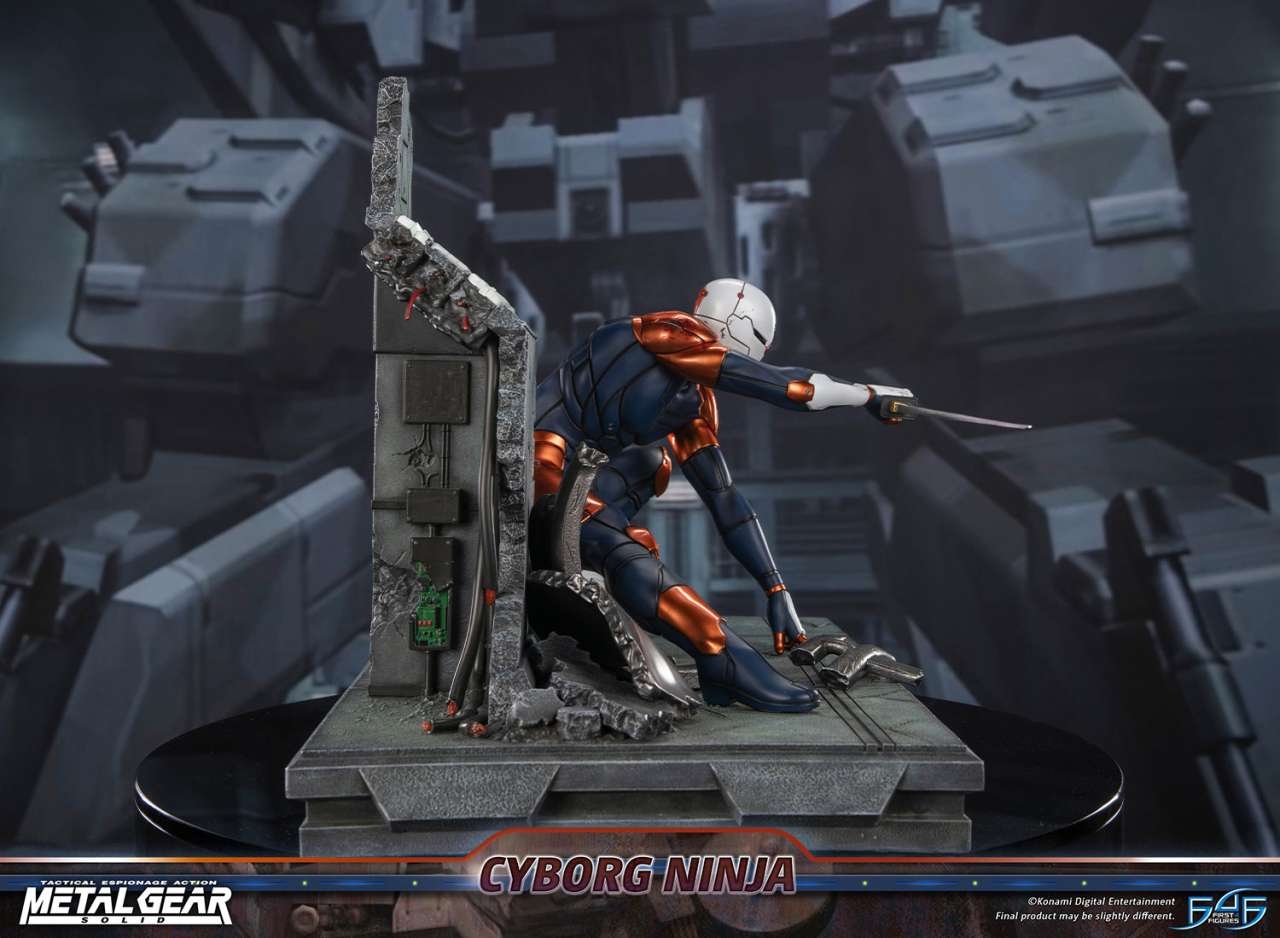Cyborg Ninja (Gray Fox) par First 4 Figures F4F - statue Metal Gear Solid de 57 cm