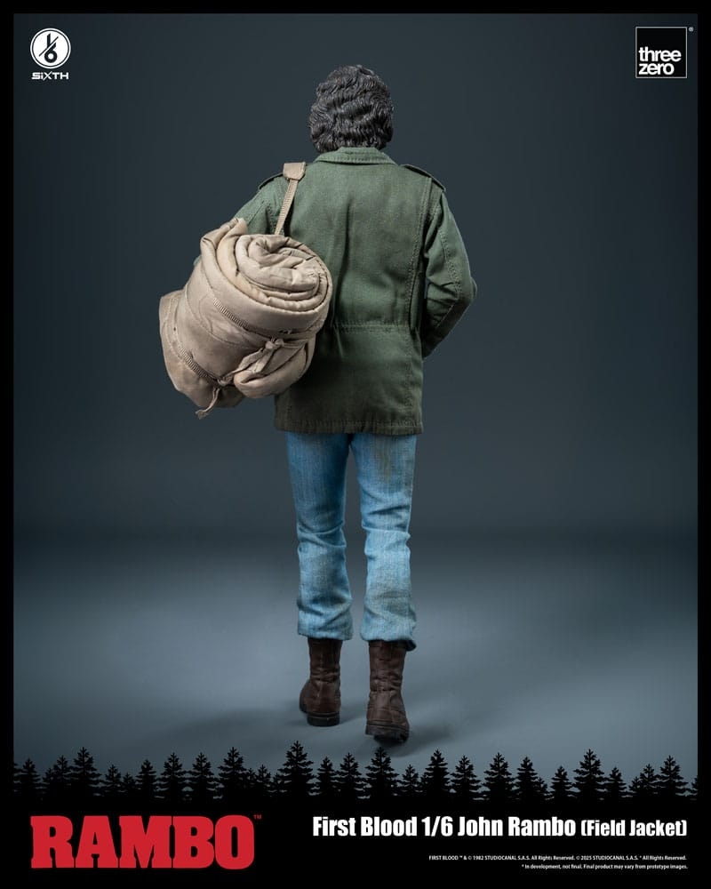 John Rambo (Field Jacket) by ThreeZero - Rambo First Blood 1/6 scale action figure