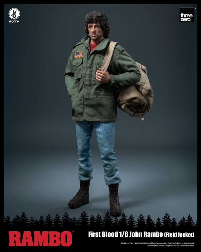 John Rambo (Field Jacket) by ThreeZero - Rambo First Blood 1/6 scale action figure