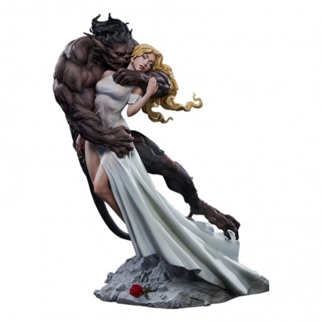 The Beauty And The Beast (by Maria Panfilova) Original Artist Series by Sideshow Collectibles - Disney 46 x 31 x 27 cm statue