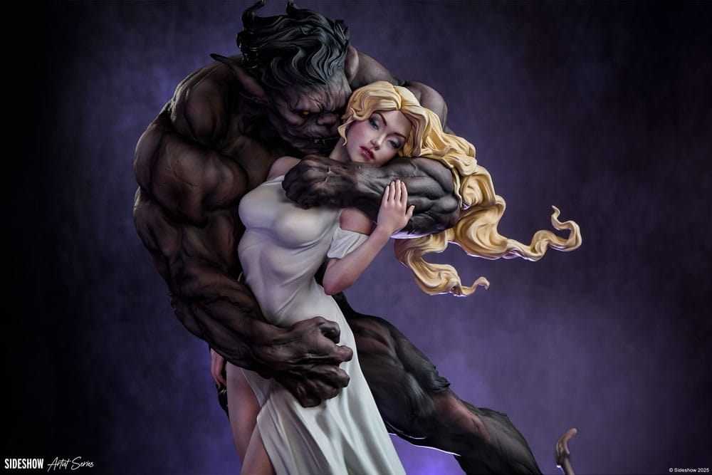 The Beauty And The Beast (by Maria Panfilova) Original Artist Series by Sideshow Collectibles - Disney 46 x 31 x 27 cm statue