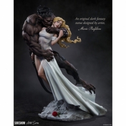 The Beauty And The Beast (by Maria Panfilova) Original Artist Series van Sideshow Collectibles - Disney 46 cm standbeeld