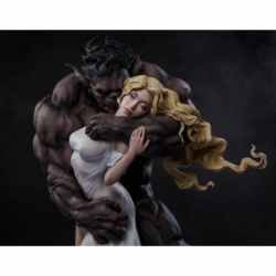 The Beauty And The Beast (by Maria Panfilova) Original Artist Series van Sideshow Collectibles - Disney 46 cm standbeeld