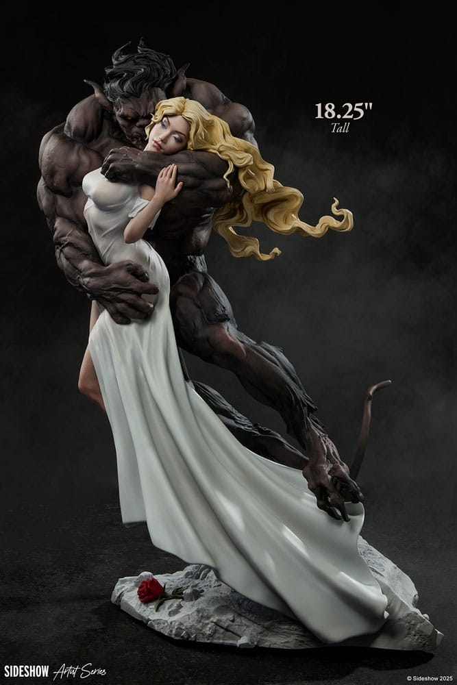 The Beauty And The Beast (by Maria Panfilova) Original Artist Series by Sideshow Collectibles - Disney 46 x 31 x 27 cm statue